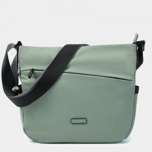 Women's Hedgren Milky Way Crossbody Bags Green | EBQ6420TK